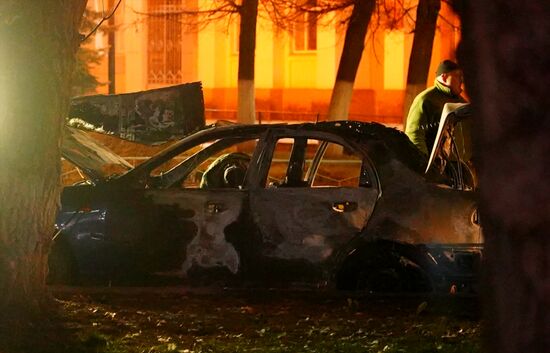 Russia LPR Car Explosion