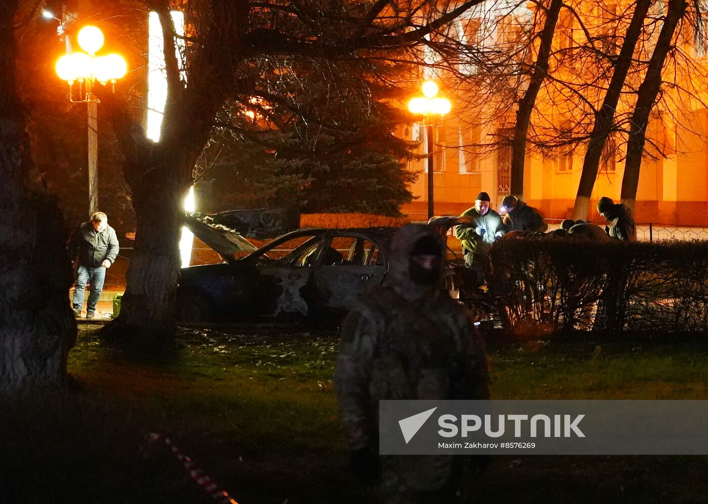 Russia LPR Car Explosion