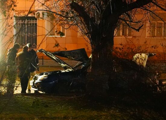 Russia LPR Car Explosion