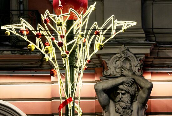 Russia New Year Season Decorations
