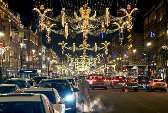 Russia New Year Season Decorations