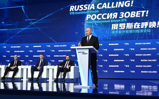 Russia Putin VTB Investment Forum