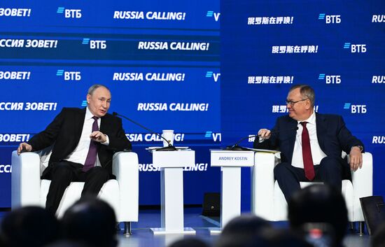 Russia Putin VTB Investment Forum