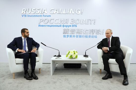 Russia Putin VTB Investment Forum