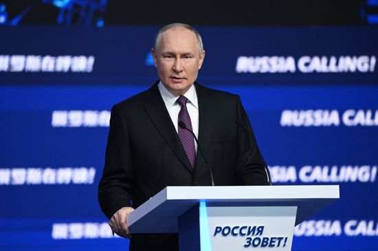 Russia Putin VTB Investment Forum