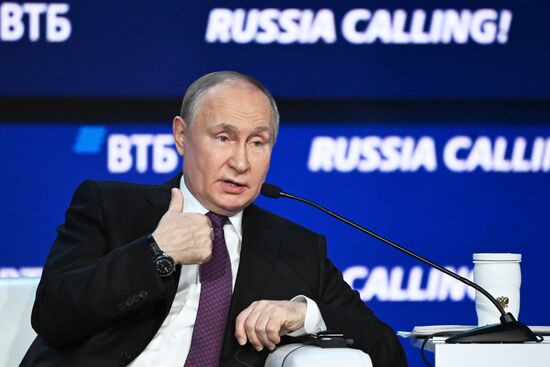 Russia Putin VTB Investment Forum