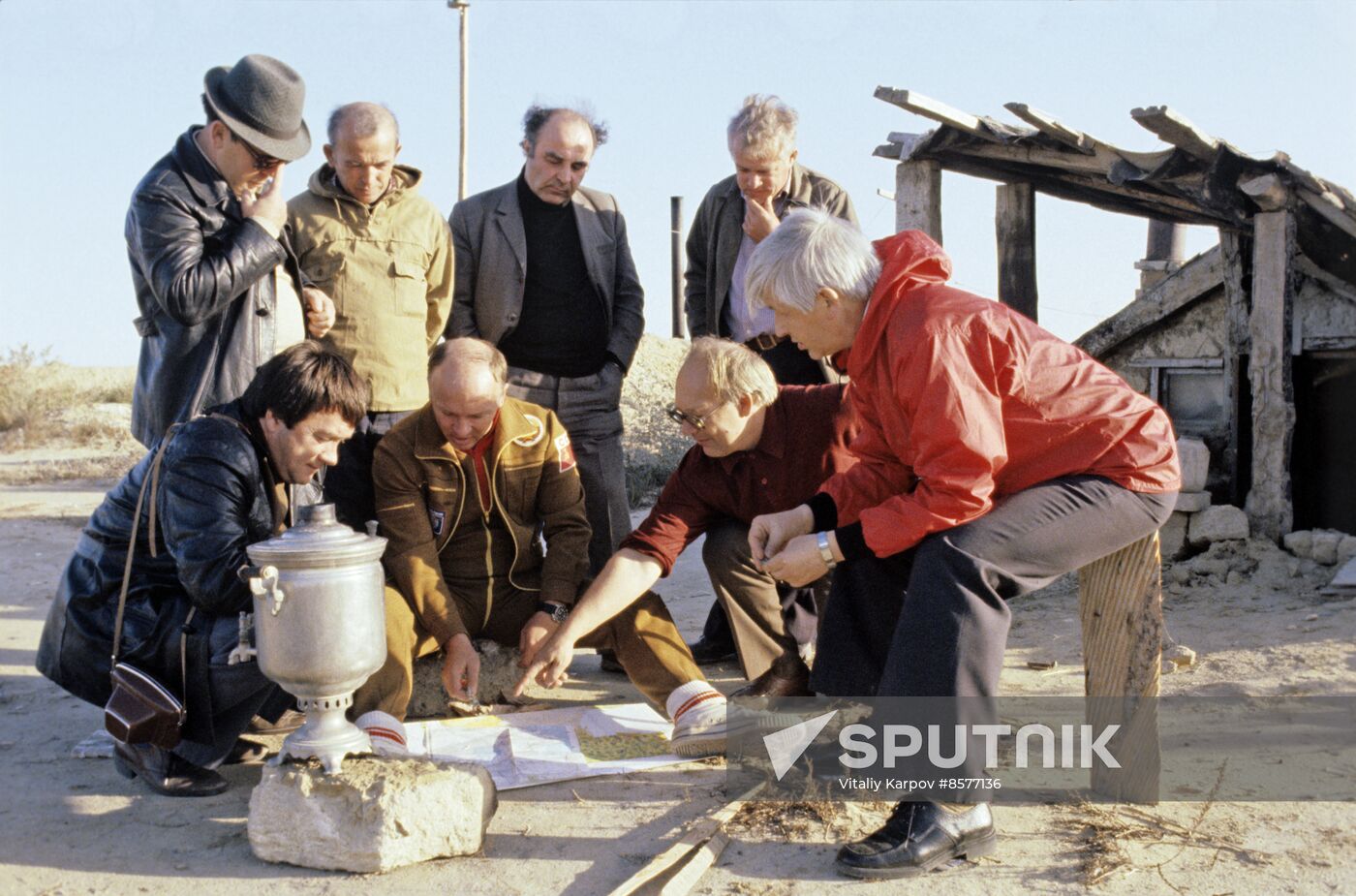 Geological prospecting expedition visits Ustyurt Plateau