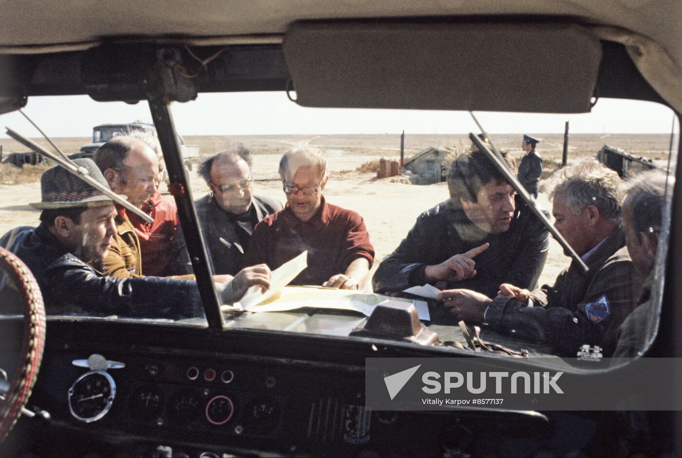 Geological prospecting expedition visits Ustyurt Plateau