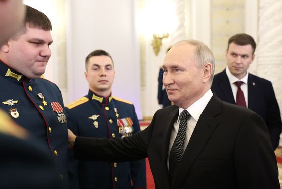 Russia Putin Hero Gold Medals Presentation