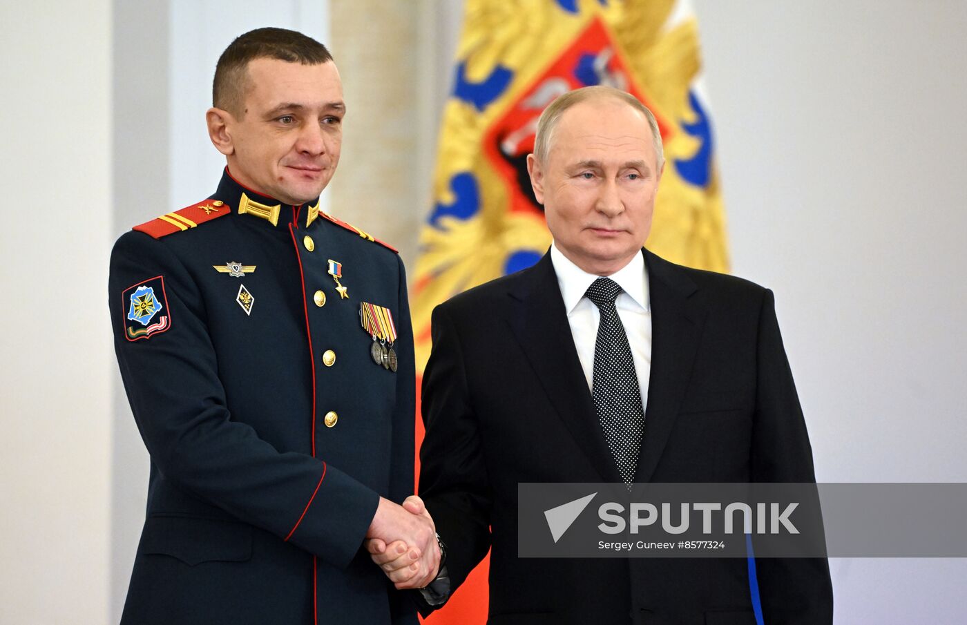 Russia Putin Hero Gold Medals Presentation