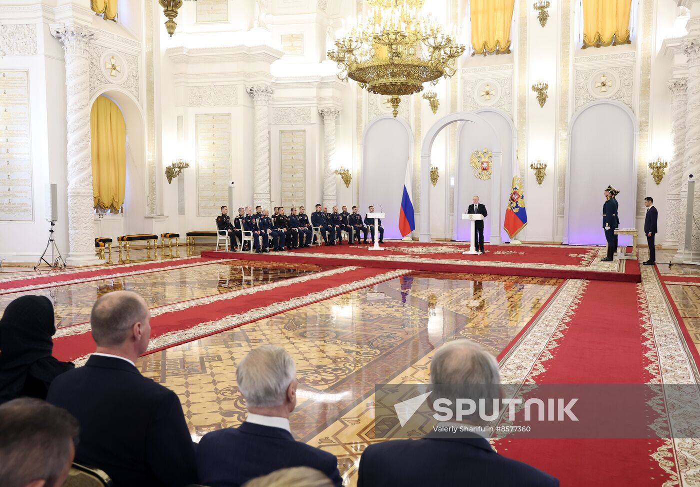 Russia Putin Hero Gold Medals Presentation