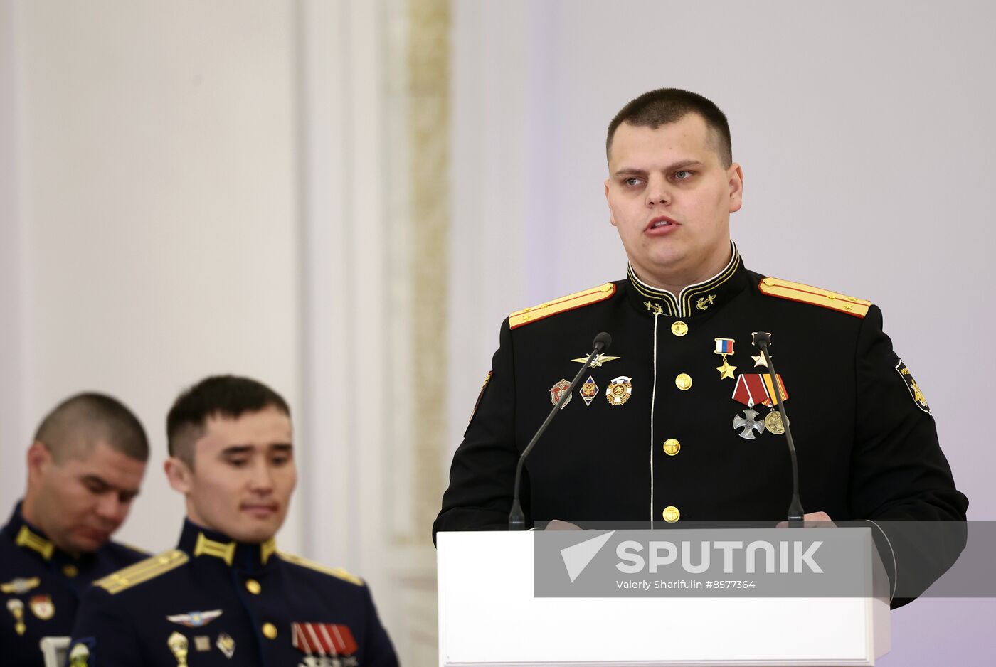 Russia Putin Hero Gold Medals Presentation