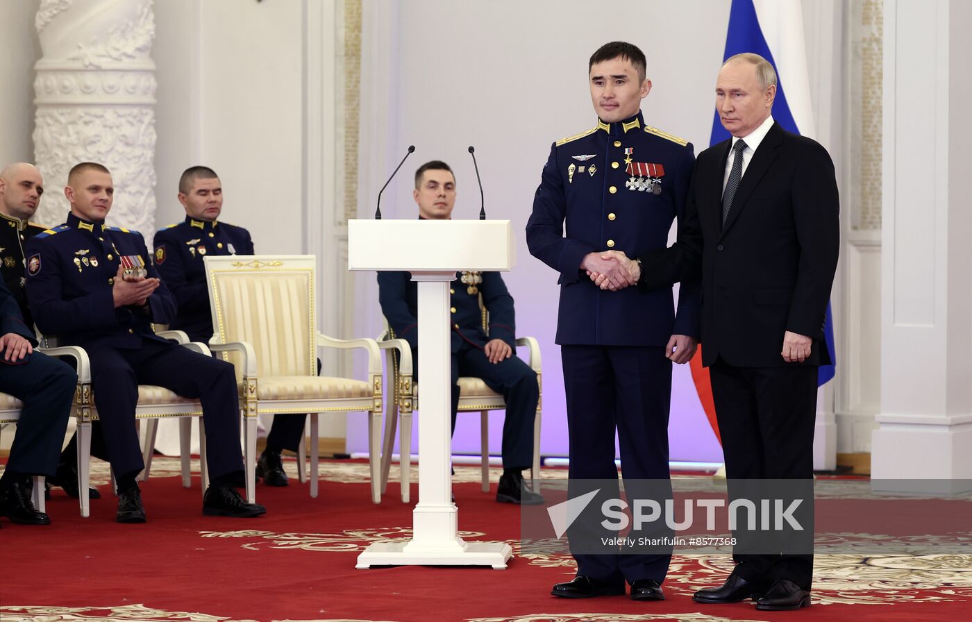 Russia Putin Hero Gold Medals Presentation