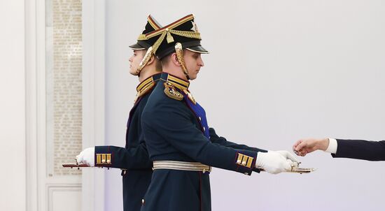 Russia Putin Hero Gold Medals Presentation