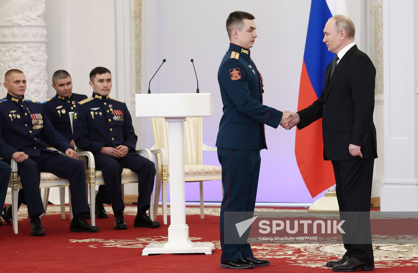 Russia Putin Hero Gold Medals Presentation