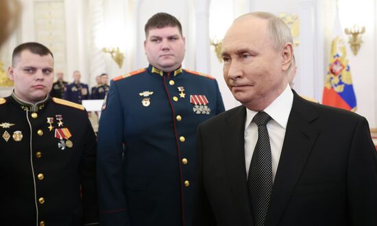 Russia Putin Hero Gold Medals Presentation