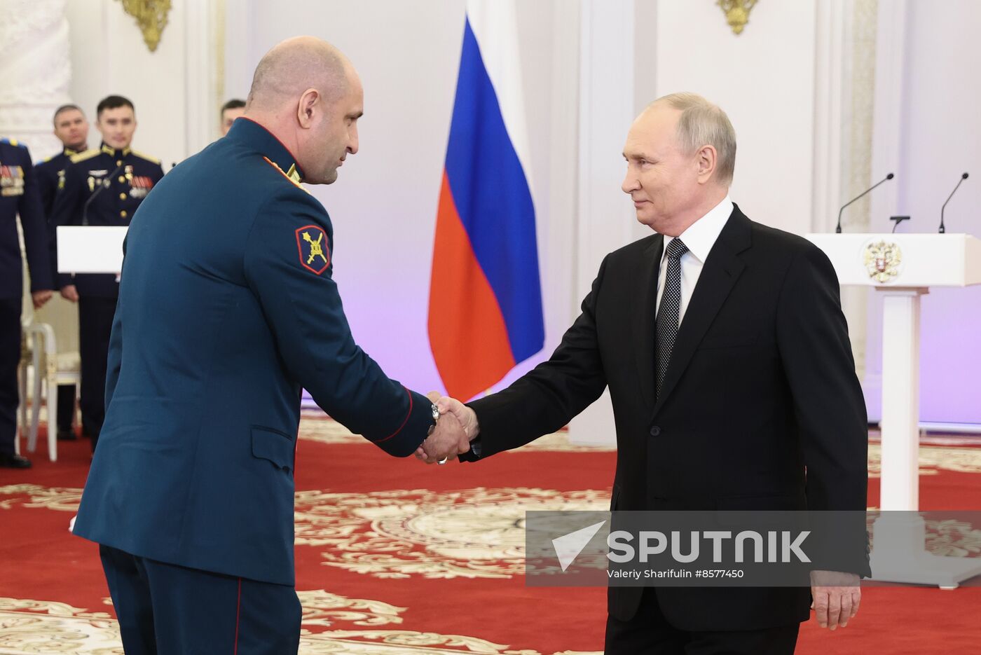 Russia Putin Hero Gold Medals Presentation