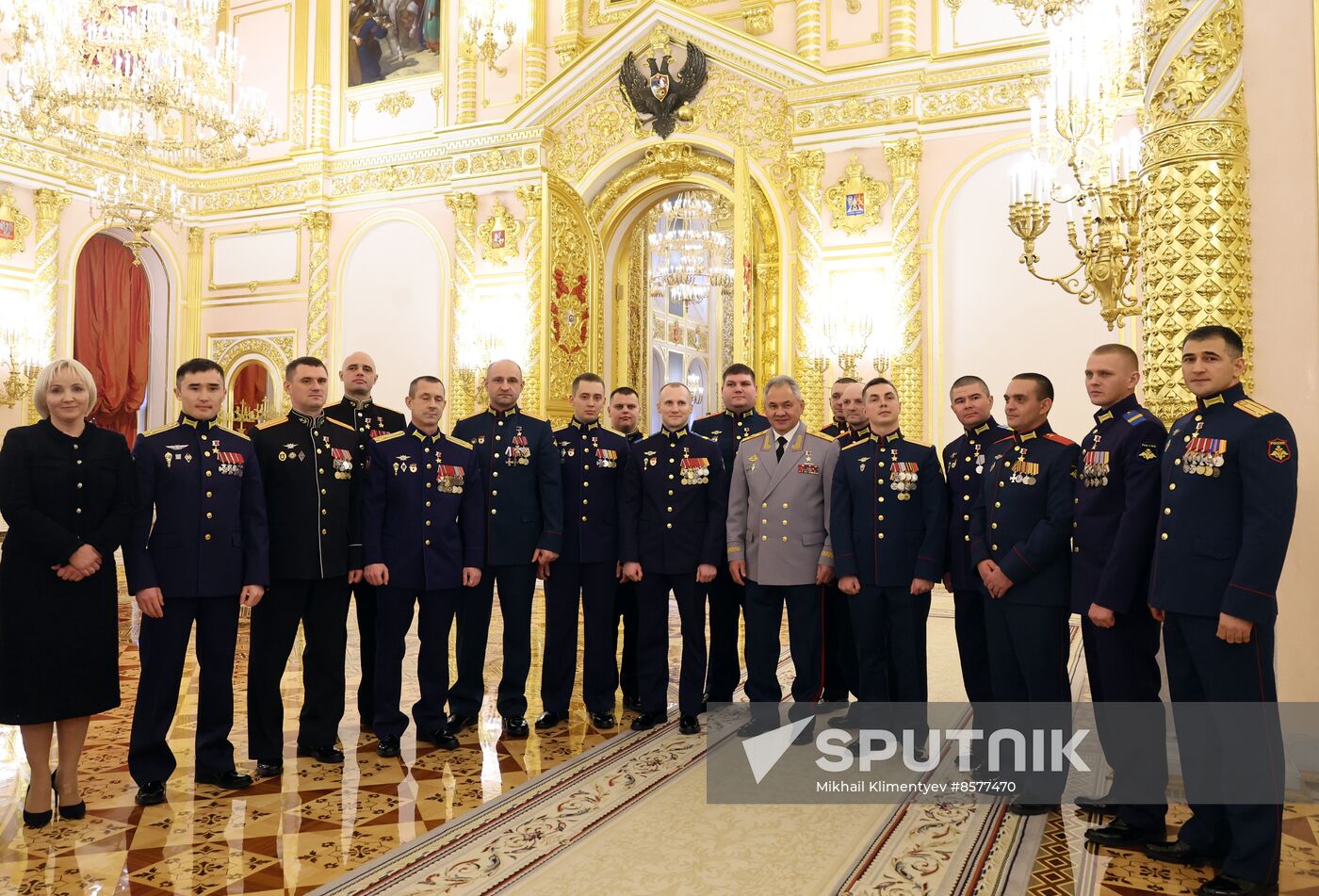 Russia Putin Hero Gold Medals Presentation