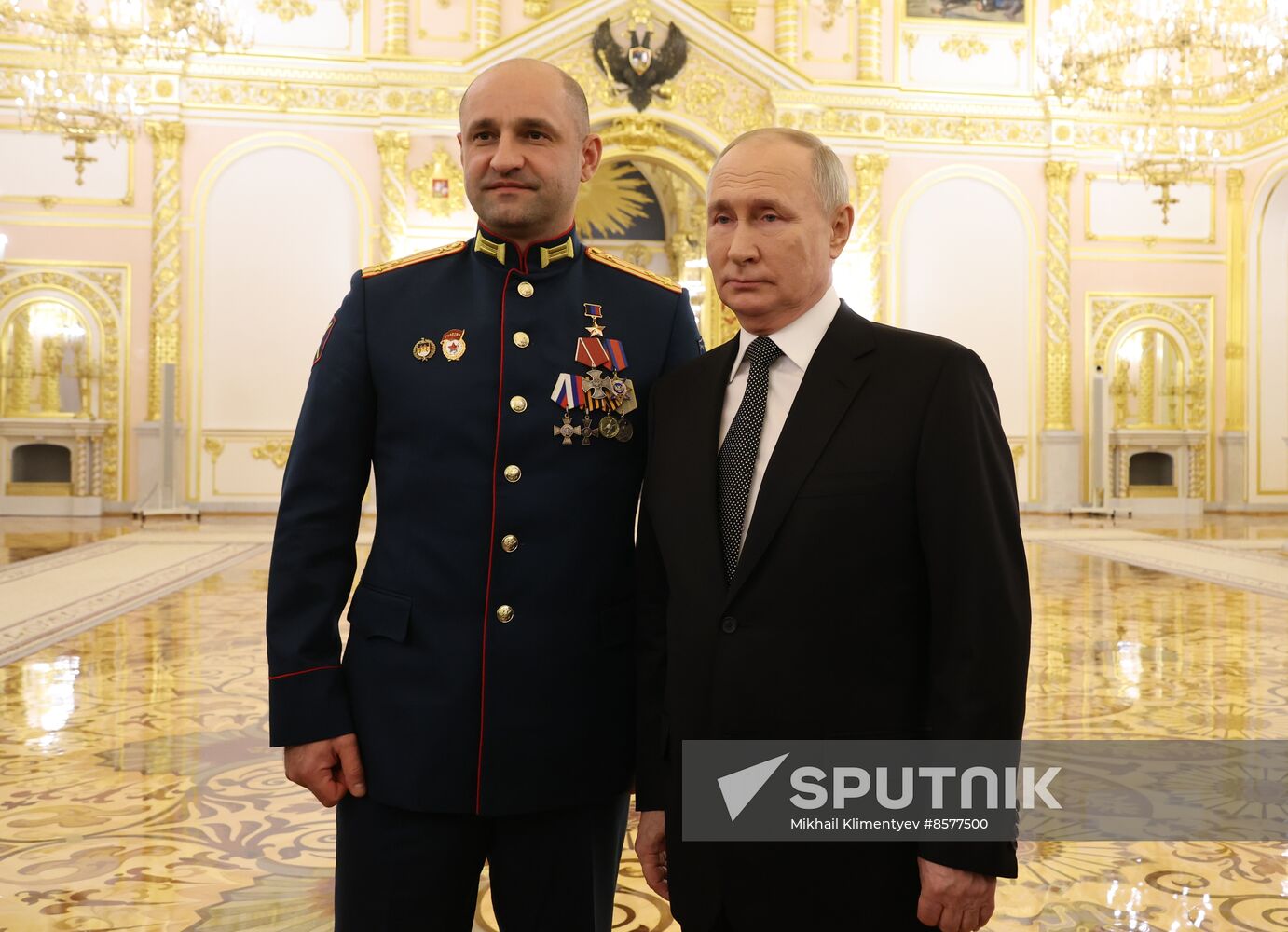 Russia Putin Hero Gold Medals Presentation