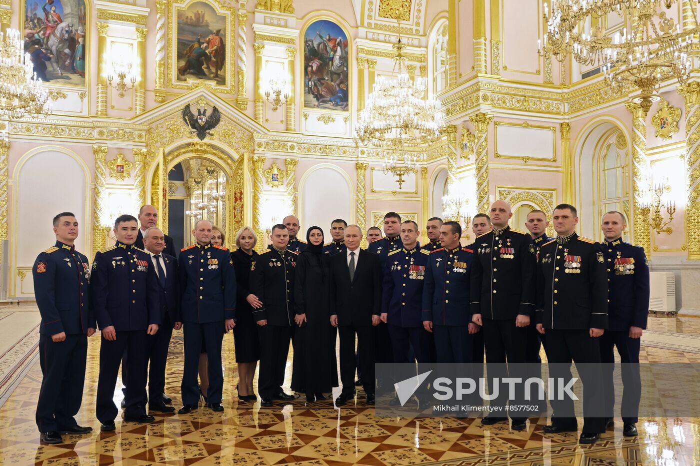 Russia Putin Hero Gold Medals Presentation