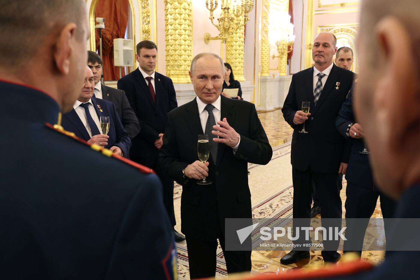 Russia Putin Hero Gold Medals Presentation