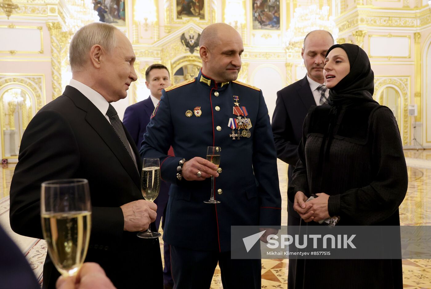 Russia Putin Hero Gold Medals Presentation