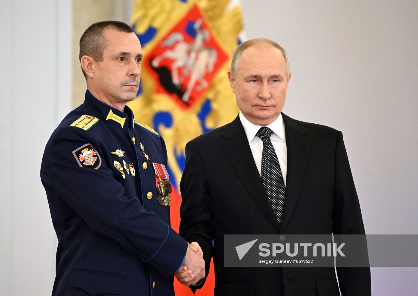 Russia Putin Hero Gold Medals Presentation