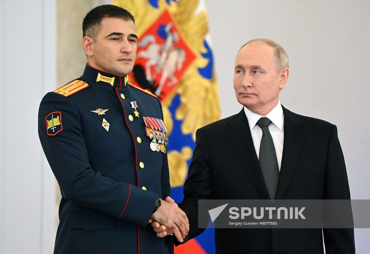 Russia Putin Hero Gold Medals Presentation