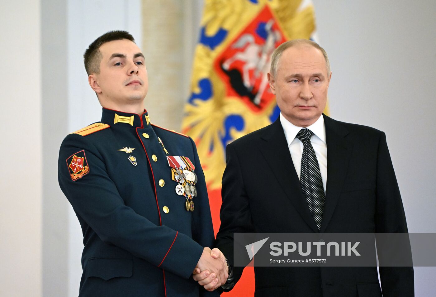 Russia Putin Hero Gold Medals Presentation