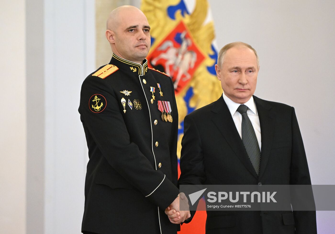 Russia Putin Hero Gold Medals Presentation