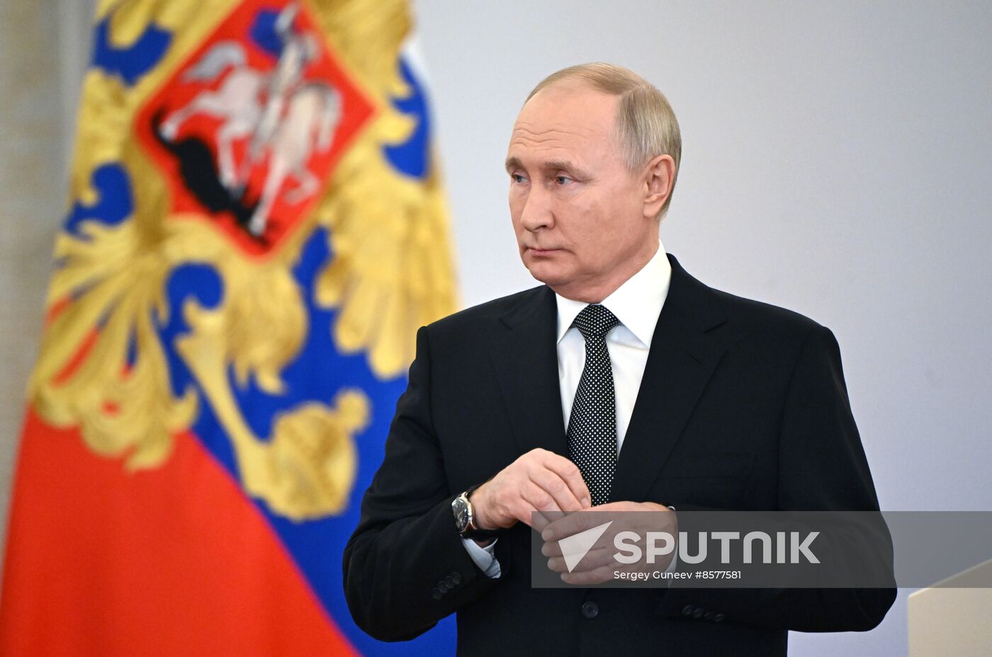 Russia Putin Hero Gold Medals Presentation