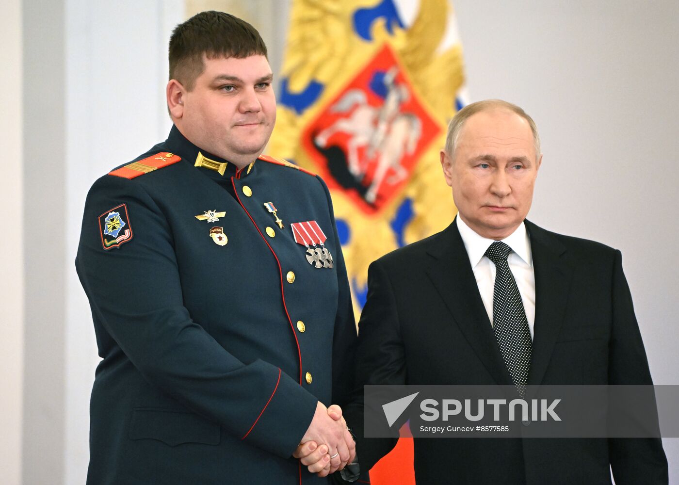 Russia Putin Hero Gold Medals Presentation