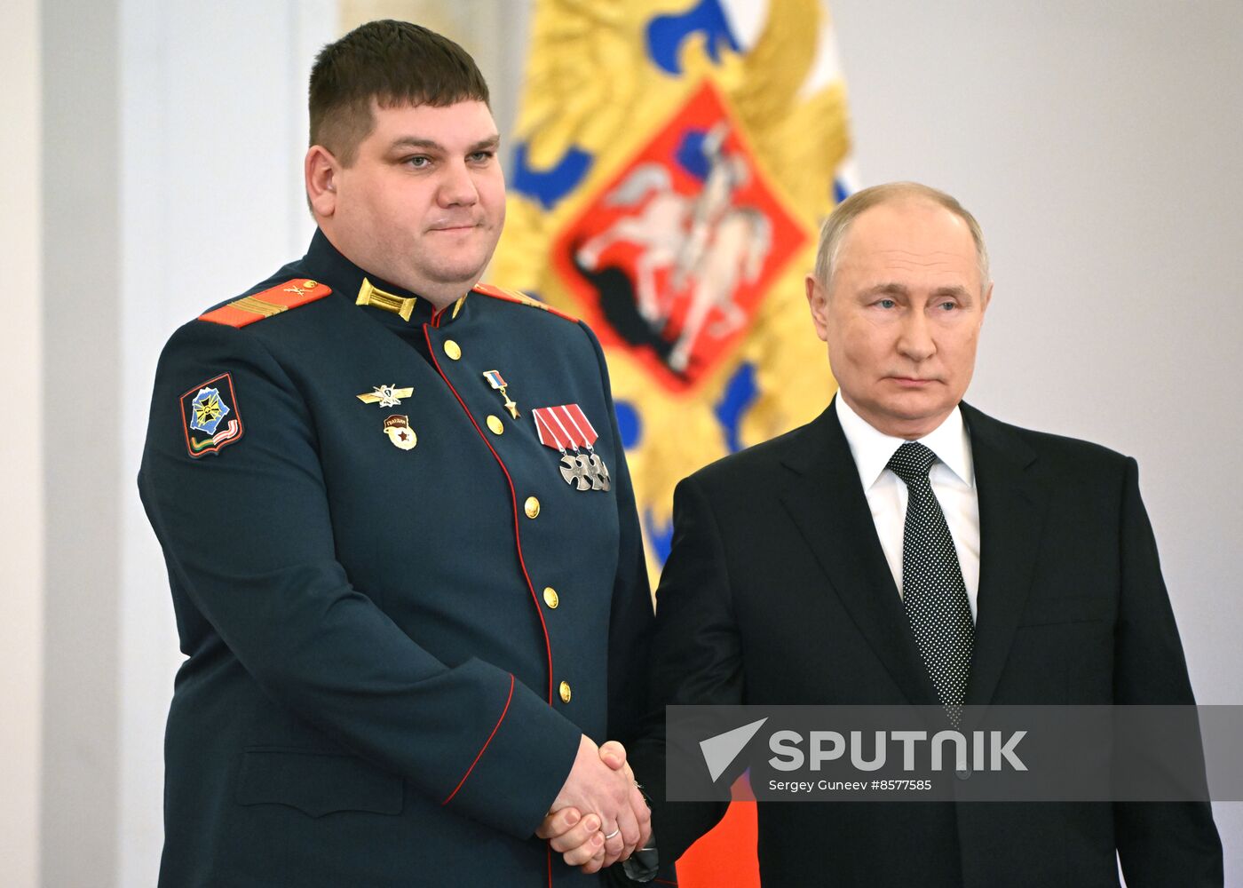 Russia Putin Hero Gold Medals Presentation