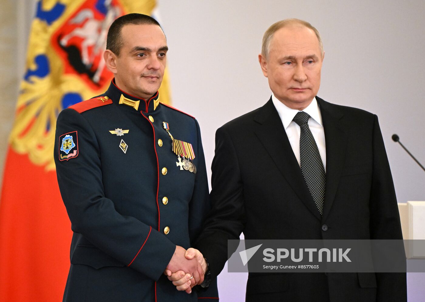 Russia Putin Hero Gold Medals Presentation