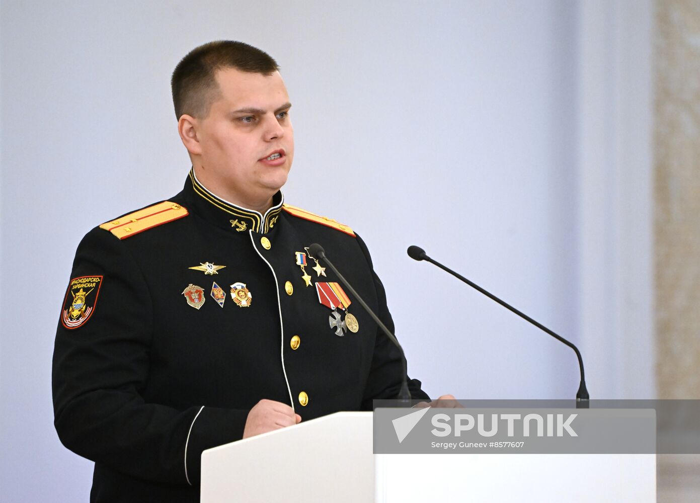 Russia Putin Hero Gold Medals Presentation