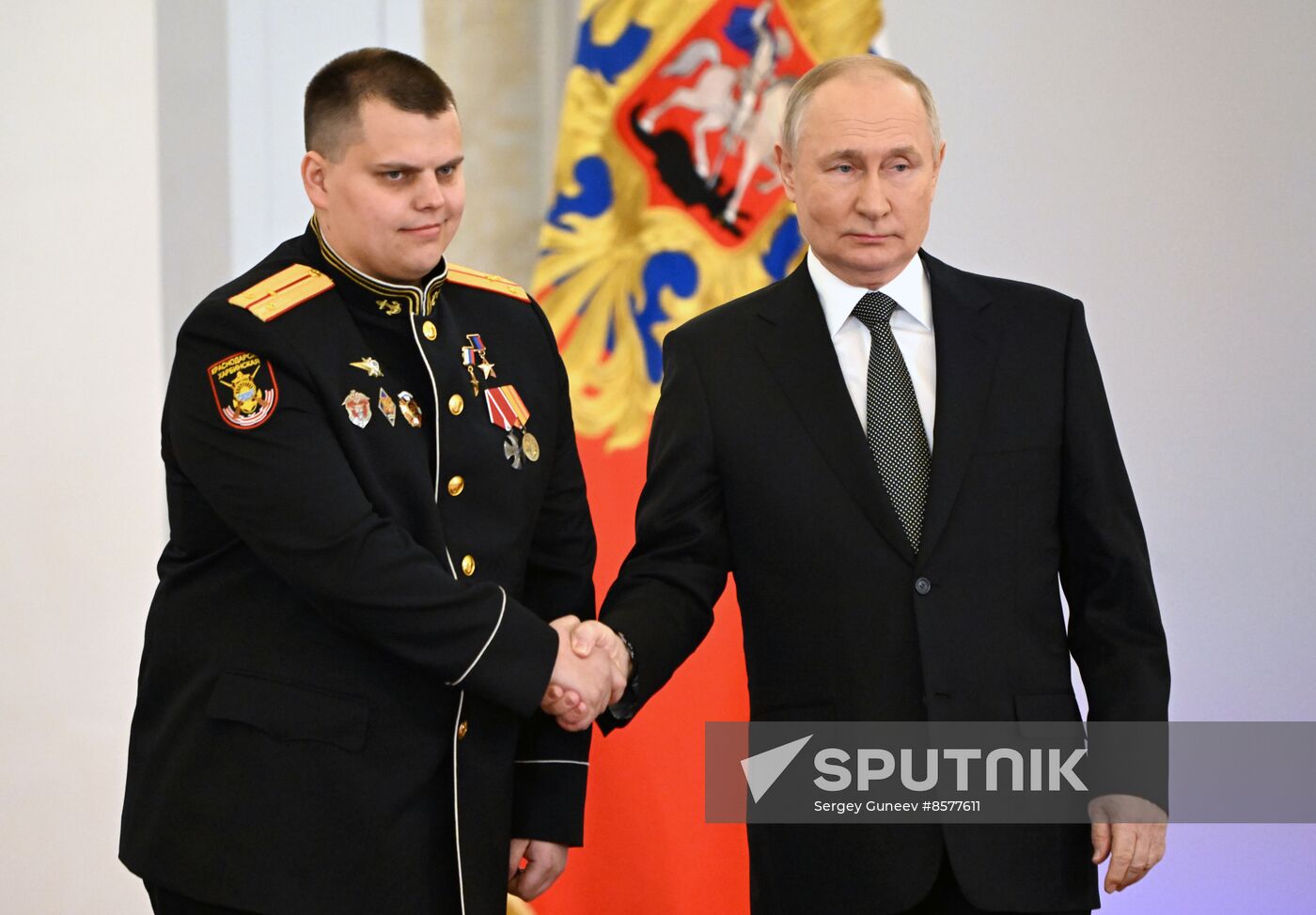 Russia Putin Hero Gold Medals Presentation