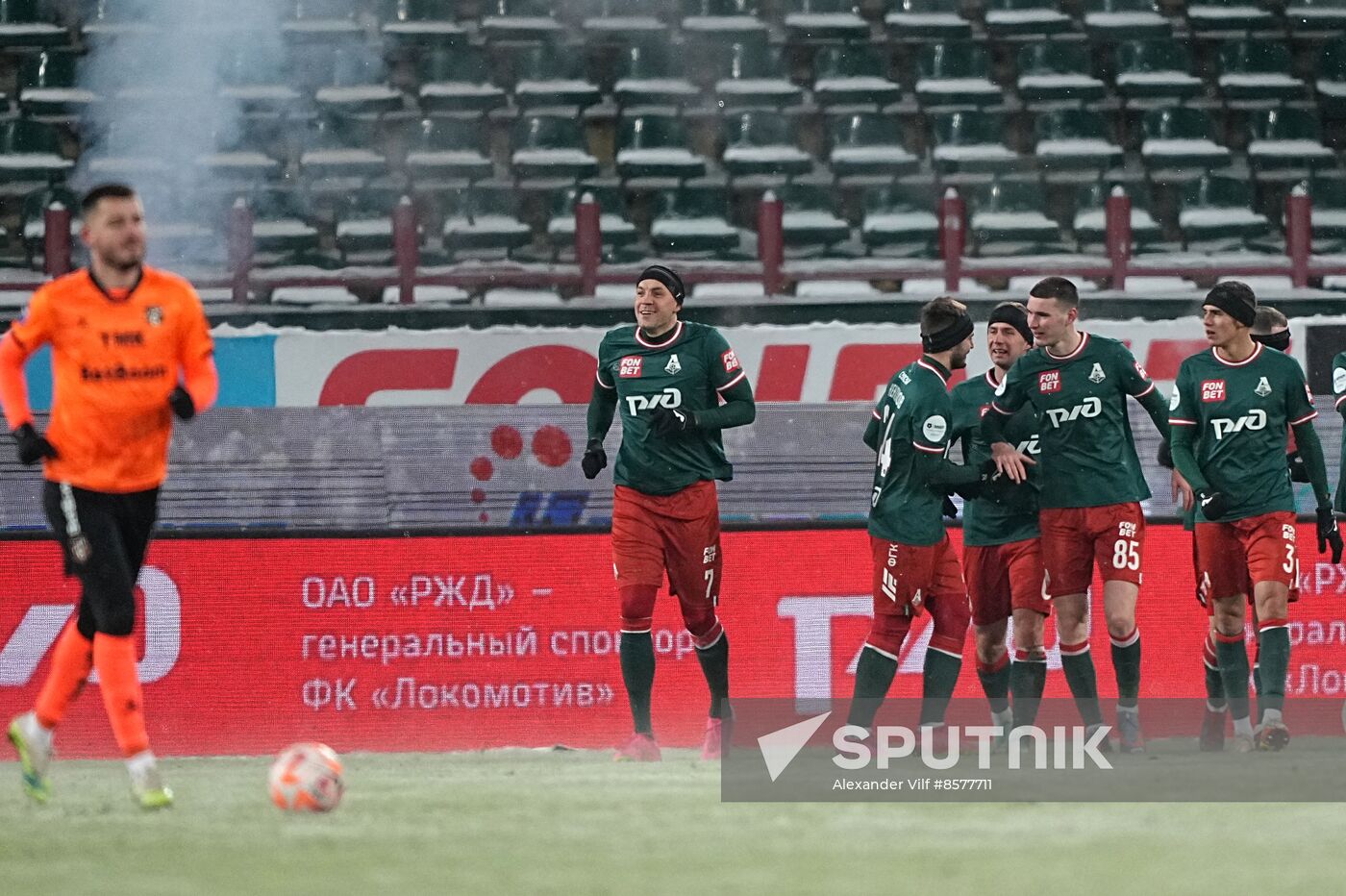 Russia Soccer Premier-League Lokomotiv - Ural