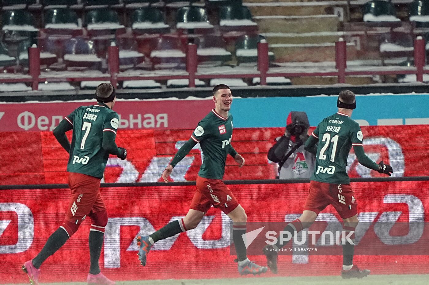 Russia Soccer Premier-League Lokomotiv - Ural