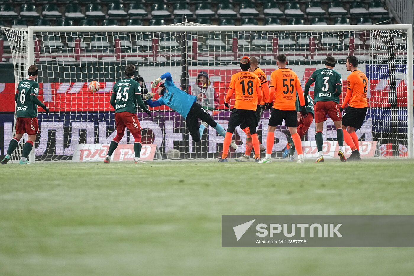 Russia Soccer Premier-League Lokomotiv - Ural