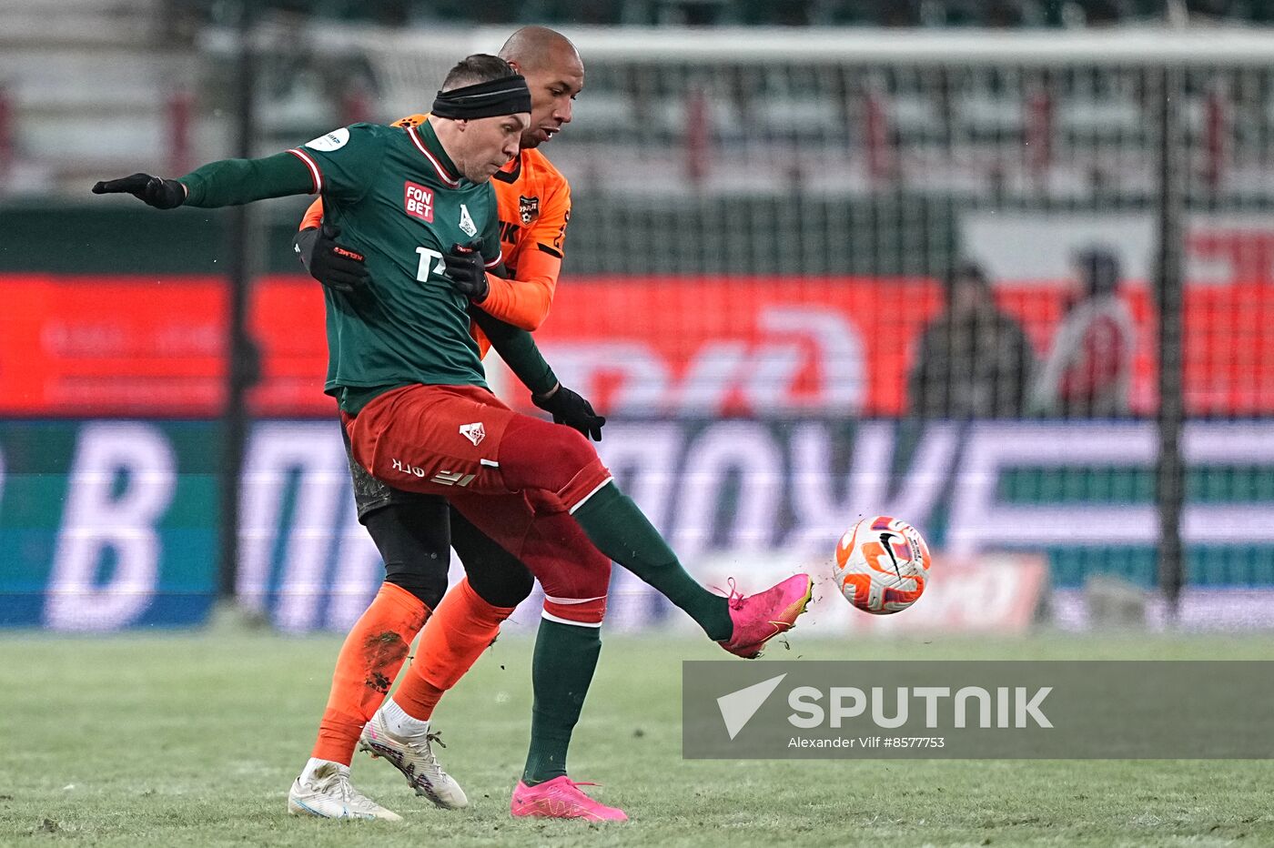 Russia Soccer Premier-League Lokomotiv - Ural