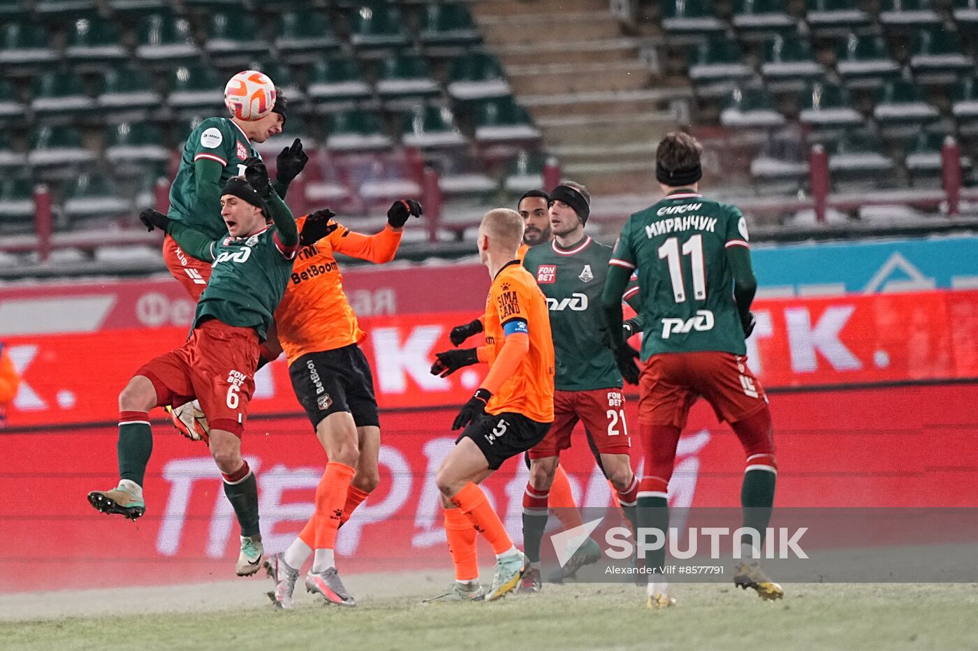 Russia Soccer Premier-League Lokomotiv - Ural