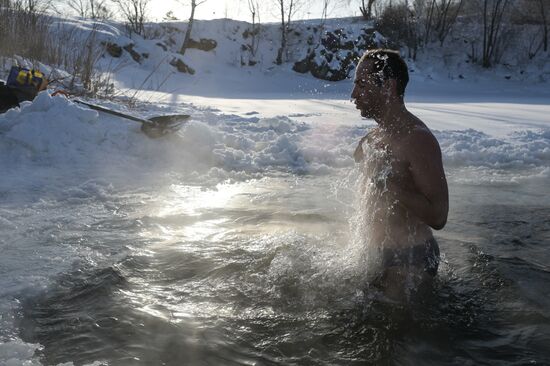 Russia Winter Swimming