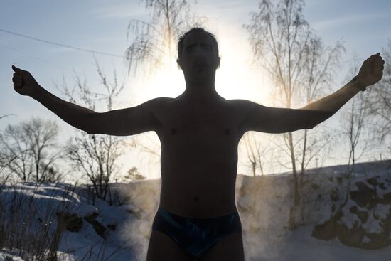 Russia Winter Swimming