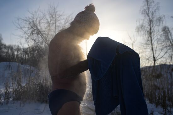 Russia Winter Swimming