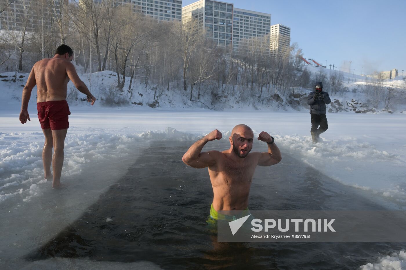 Russia Winter Swimming