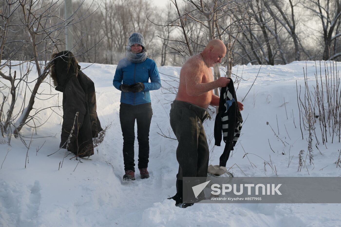 Russia Winter Swimming