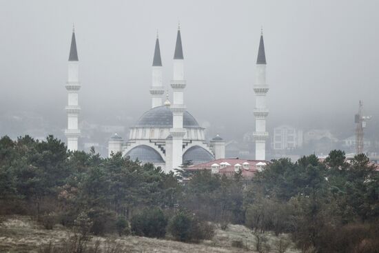 Russia Religion Crimea Сathedral Mosque