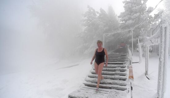 Russia Winter Swimming