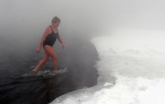 Russia Winter Swimming