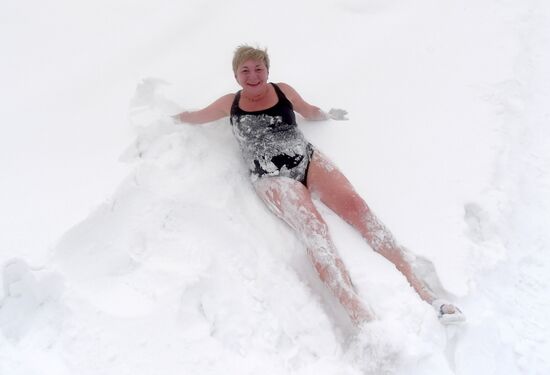 Russia Winter Swimming